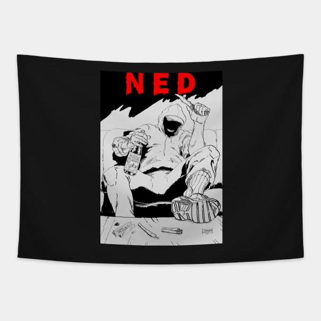 Inked NED Tapestry by BarnesComicArt