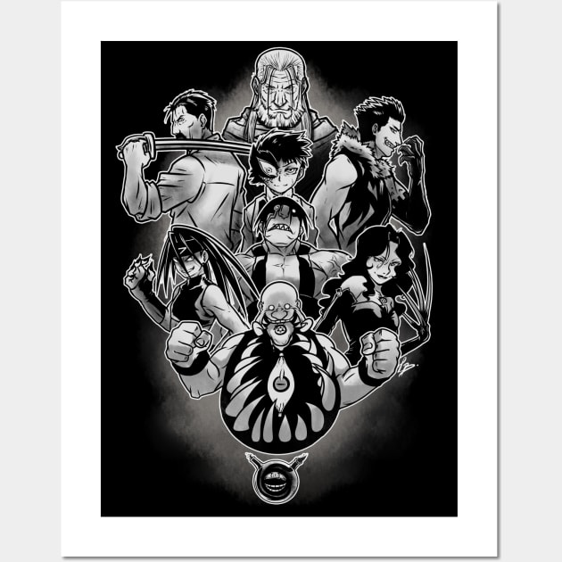 Fullmetal Alchemist Brotherhood All Characters New Poster Wall