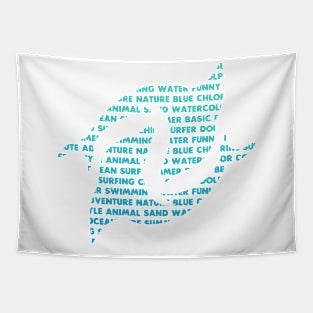 Creative Dolphin Phrases Tapestry