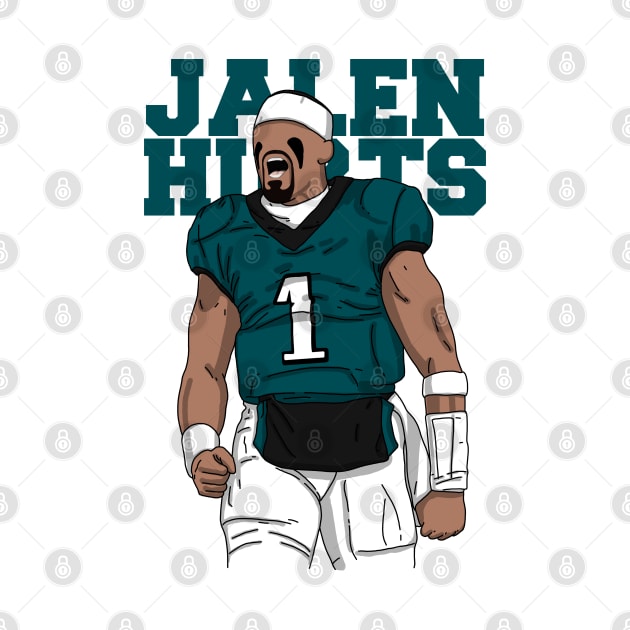 Jalen Hurts Graphic Art by mia_me