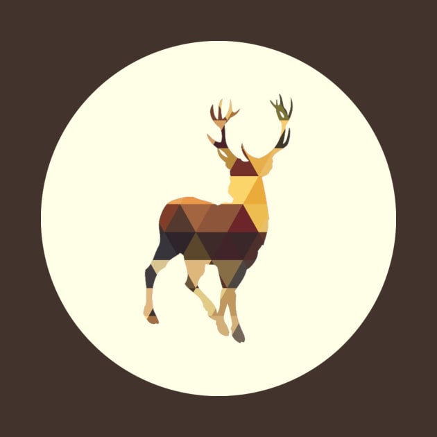 Deer w/circle by calebcoopman