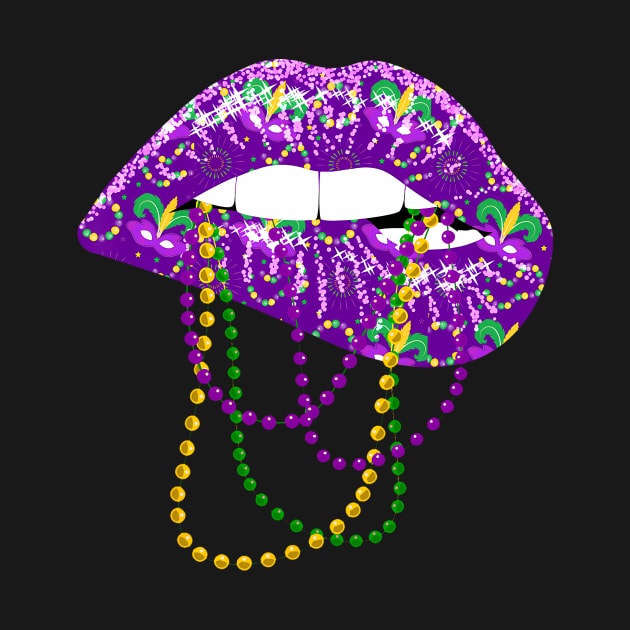 Mardi Gras Lips Queen Carnival Costume by deptrai0023