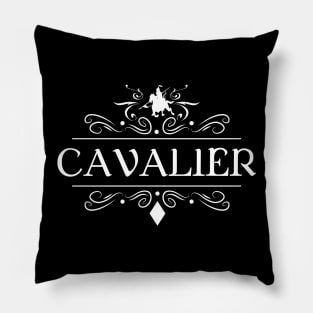 Cavalier Character Class TRPG Tabletop RPG Gaming Addict Pillow