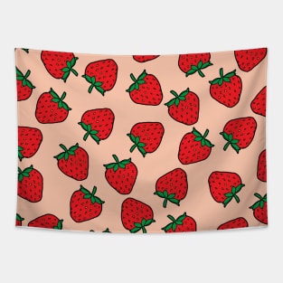 Strawberry pattern Tapestry