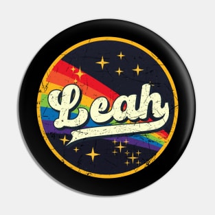 Leah // Rainbow In Space Vintage Grunge-Style Pin