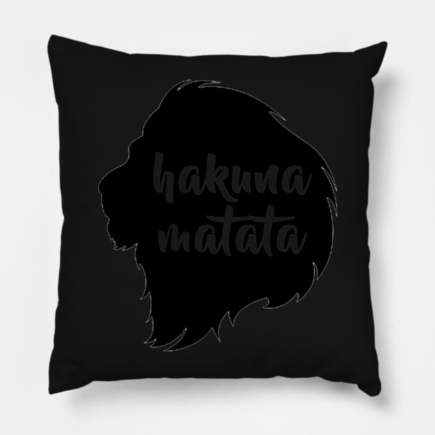 Hakuna Matat Pillow by baranskini