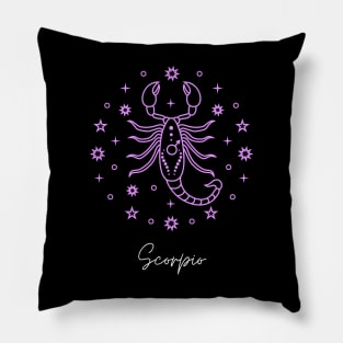 Astrology birthday zodiac sign Scorpio Pillow