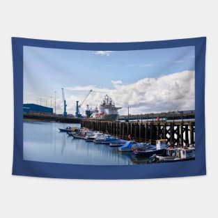 Port of Blyth at Cambois. Tapestry