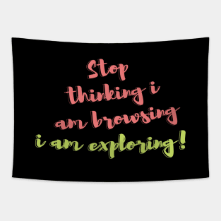 cool funny browsing design Tapestry