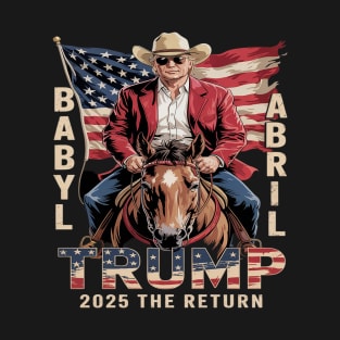 Drill Baby Drill Trump 2025 US Flag Republican 4th Of july T-Shirt