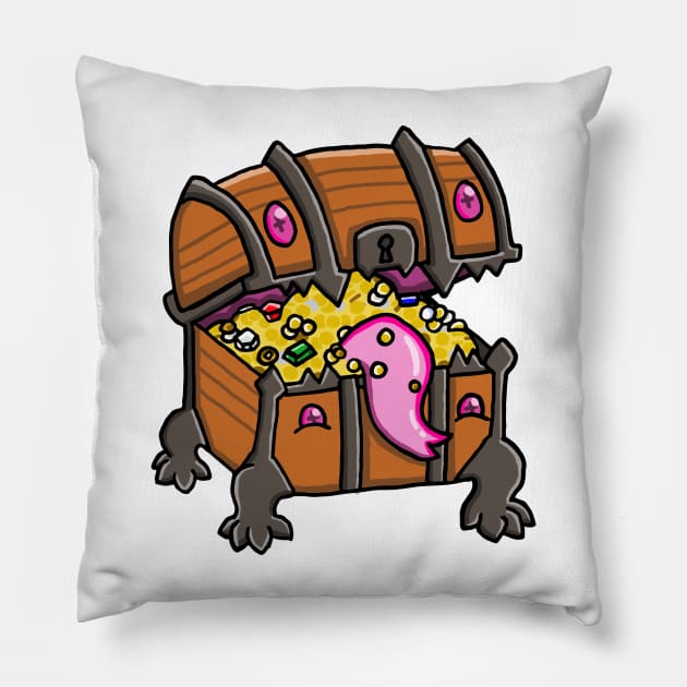 DnD Mimic Pillow by SugarDrake