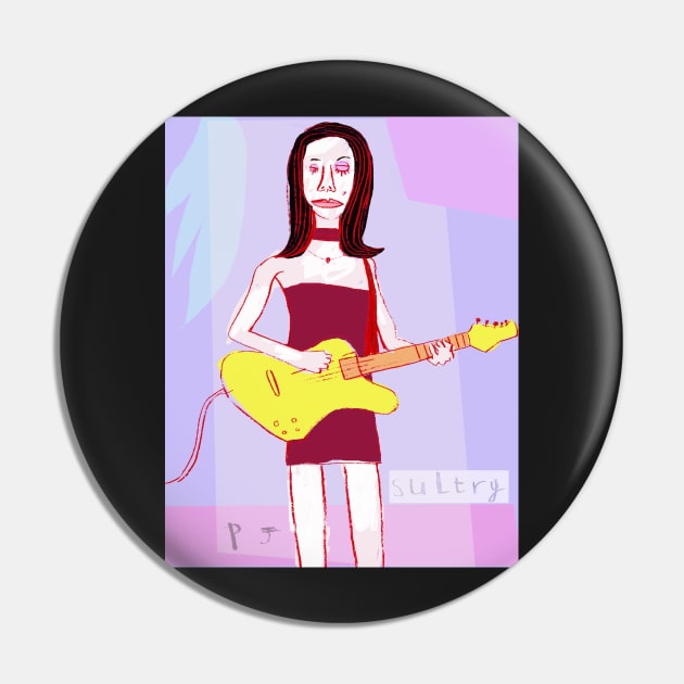 PJ Harvey Pin by OllieLett