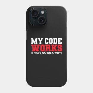 My code works and I don't know why Phone Case