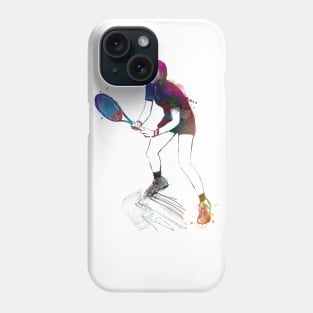 Tennis player sport art #tennis #sport Phone Case