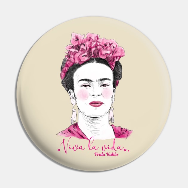 Frida Viva la vida Pin by Pendientera