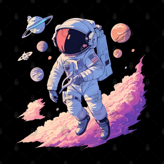 Astronaut in the space by DesignVerseAlchemy