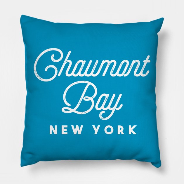 Chaumont Bay New York Pillow by PodDesignShop