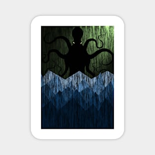 Cthulhu's sea of madness - Green Magnet