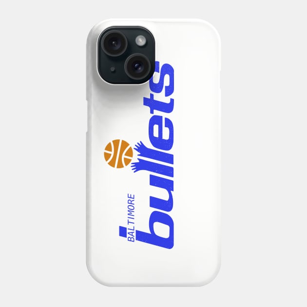 DEFUNCT - Baltimore Bullets Baskeball Phone Case by LocalZonly