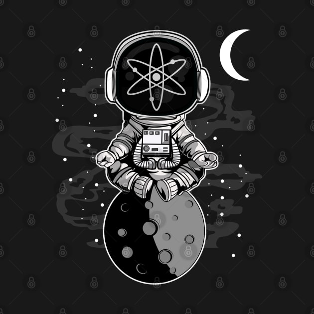 Astronaut Cosmos Crypto ATOM Coin To The Moon Crypto Token Cryptocurrency Wallet Birthday Gift For Men Women Kids by Thingking About