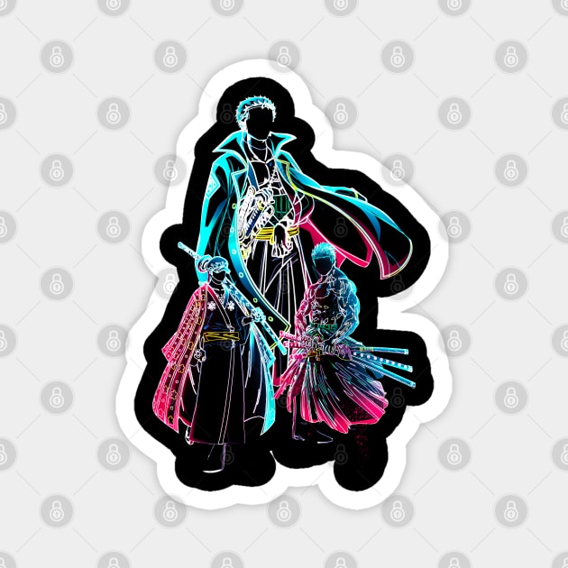 Soul of roronoa zoro Magnet by San Creative