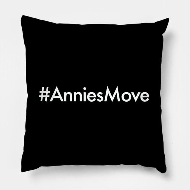 AnniesMove White Pillow by omarbardisy