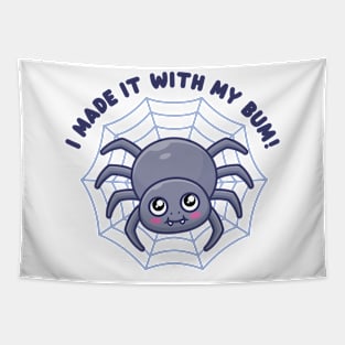 Cute spider - I made it with my bum! (on light colors) Tapestry