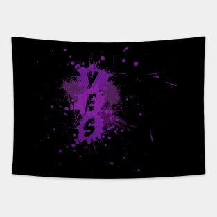 YES Splash | Purple Version Tapestry