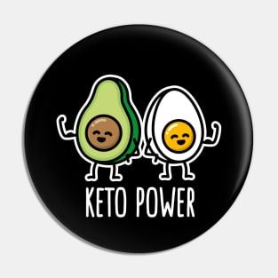 Keto Power Egg Avocado Ketogenic Ketosis low carb Pin