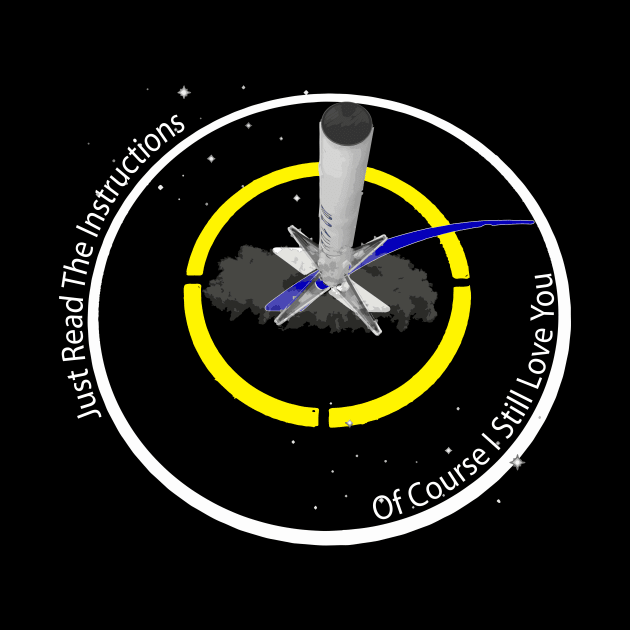 Spacex Rocket Space Landing Pad Bullseye by Prolifictees
