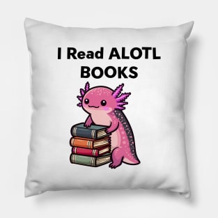 Kawaii Axolotl Book Lover Pillow