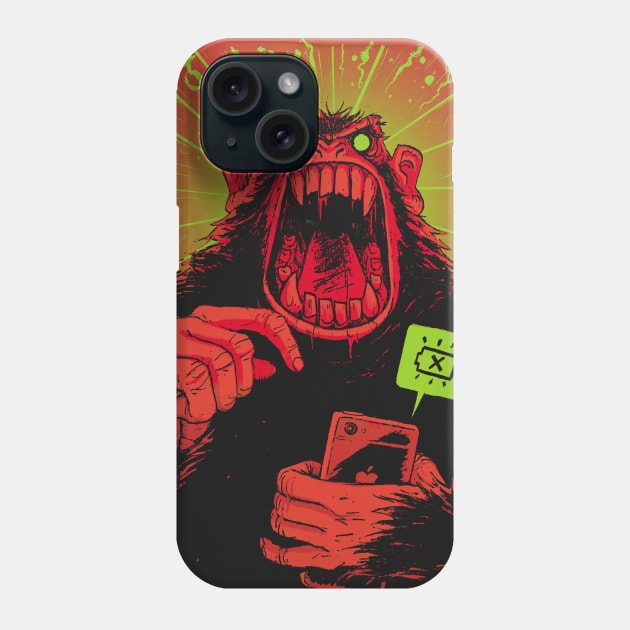 Battery Rage Phone Case by JimBryson