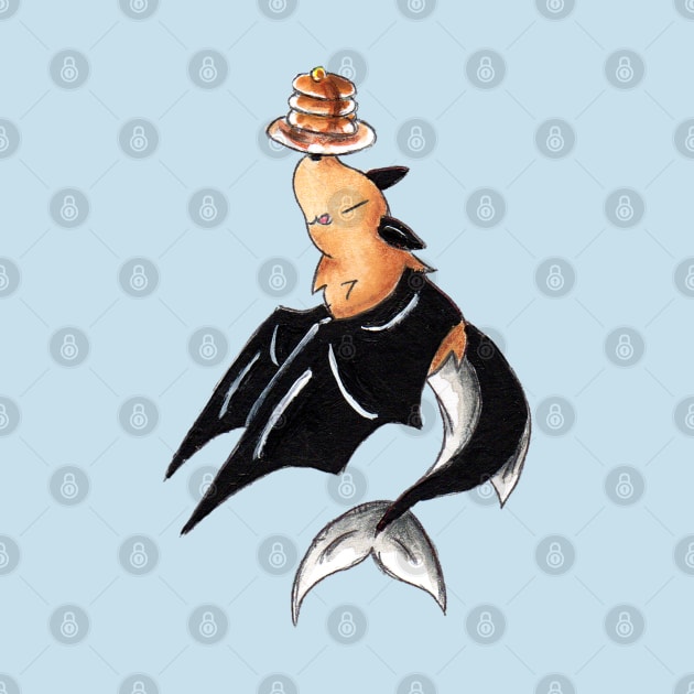 Pancake Batfish by KristenOKeefeArt