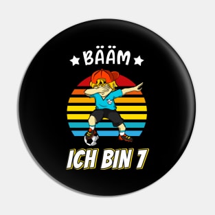 Fußball Dab Fußballer Junge 7. Bday Kinder Pin