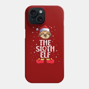 The Sloth Elf Christmas Elf Party Phone Case