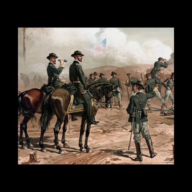 General Sherman At The Siege of Atlanta by warishellstore