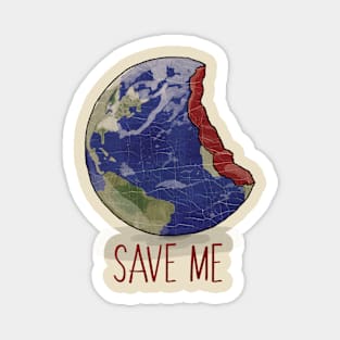 Save Me Vintage Magnet