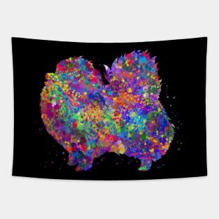 Pomeranian dog Tapestry