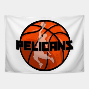 New Orleans Pelicans Basketball Tapestry