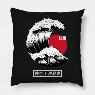 The Great Wave off Kanagawa Pillow