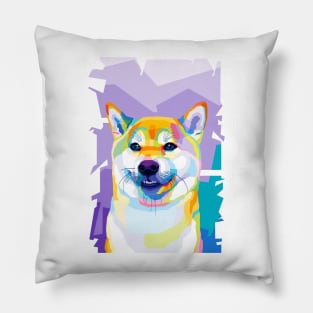 Animals Shiba Inu Wpap Art Pillow