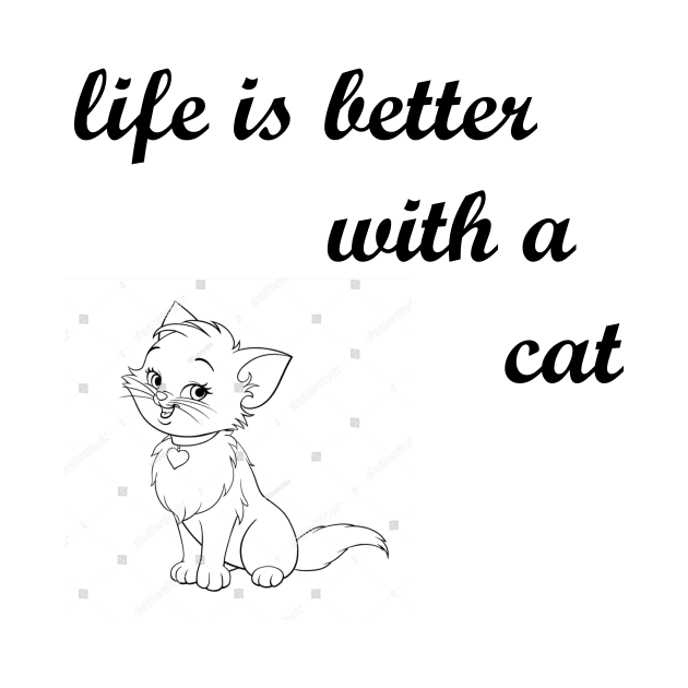 life is better with a cat by UrbanCharm