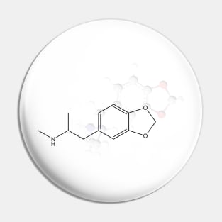 Ecstasy Molecule Pin