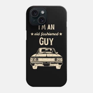 Old-fashioned Guy Old Cars Classic Car Lover Phone Case