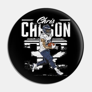 Chris Carson Seattle Retro Pin