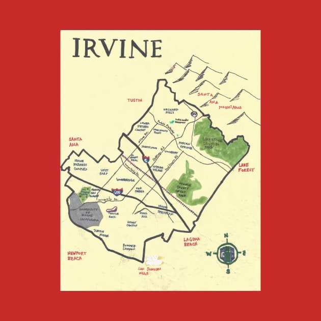 Irvine by PendersleighAndSonsCartography