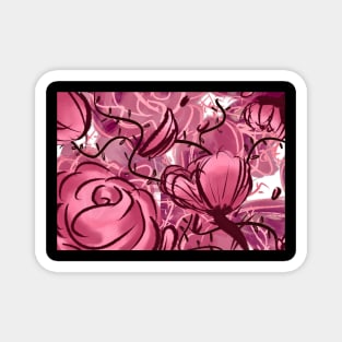 Roses and Thorns Magnet