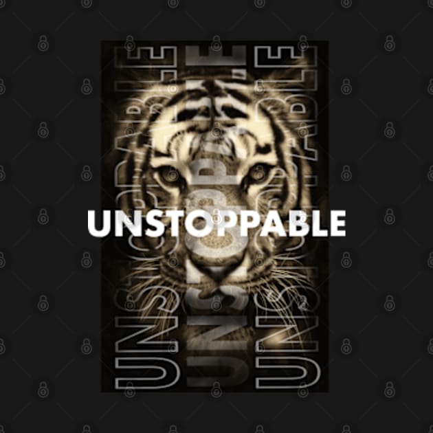 Unstoppable Tiger by SAN ART STUDIO 