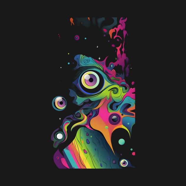 Trippy Eyeballs Series #1 by MindGlowArt