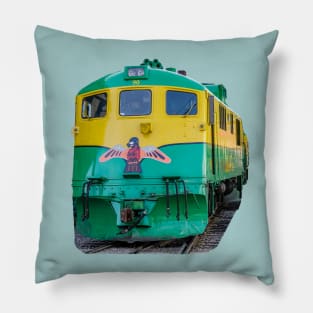 White Pass locomotive in Alaska Pillow